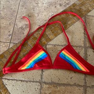 Jolyn tie-back triangle top